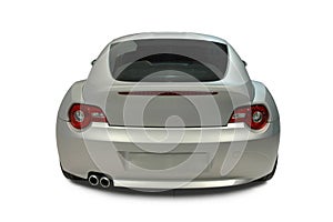 Sports Car Rear View