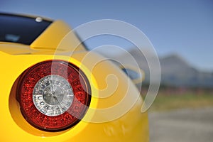 Sports car tail light