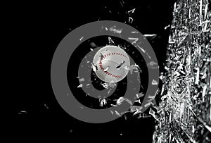 Sports concept background.Baseball