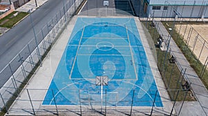 Sports court with various modalities