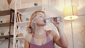 sports drinking water fitness refreshment woman