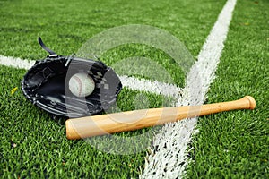 Sports equipment for playing baseball game