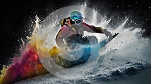 Sports Extreme Sports Olympics Motorsports Snow Sports co one generative AI photo