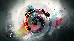 Sports Extreme Sports Olympics Motorsports Snow Sports co generative AI photo