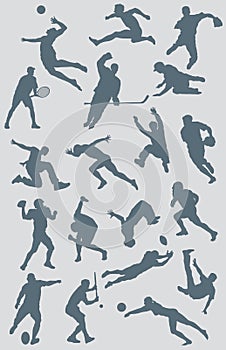 Sports Figure Vector Collection 2 photo