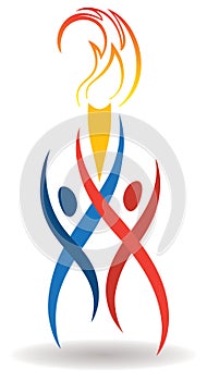 Sports Flame Logo