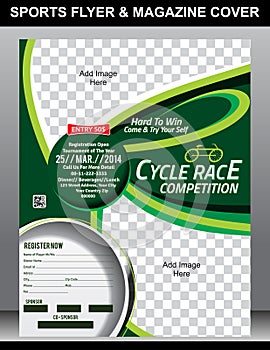 Sports Flyer & Magazine Cover Template