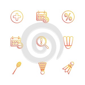 Sports , games , atheletes , eps icons set vector