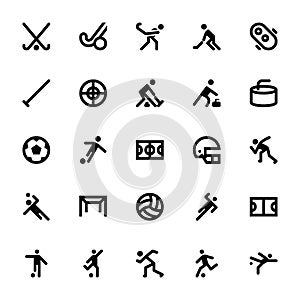 Sports and Games Vector Icons 10