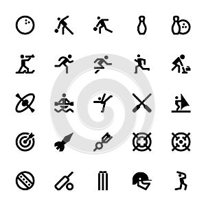 Sports and Games Vector Icons 8