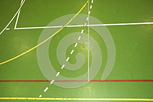 Sports hall floor