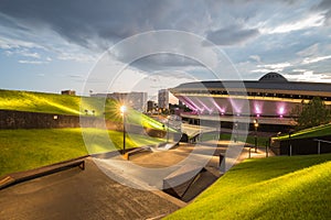 Sports hall Spodek in Katowice, Poland