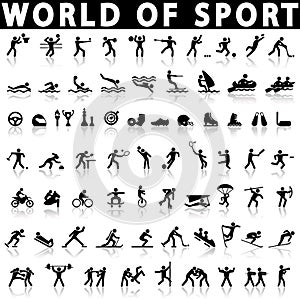 Sports icons set.
