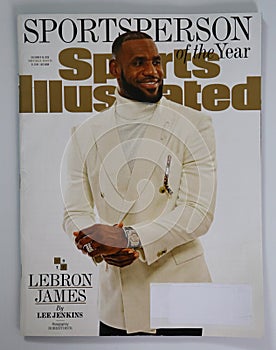 Sports Illustrated magazine Sportsperson of the Year 2016 issue with Lebron James