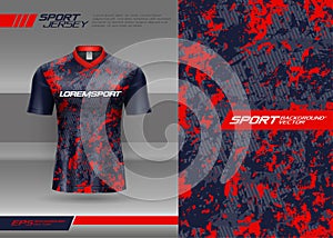 Sports jersey abstract texture design for sublimation, football, racing, gaming, motocross, cycling