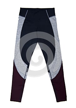 Sports leggings isolated on the white background