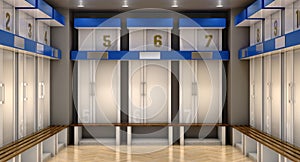 Sports Locker Room