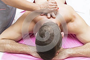 Sports massage at the massage parlor