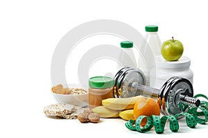 Sports nutrition and fitness equipment