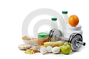 Sports nutrition and fitness equipment