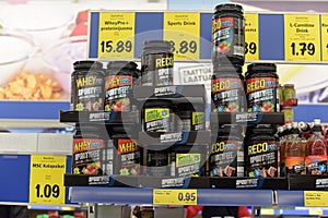 Sports nutrition at the store