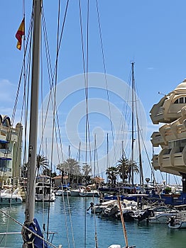 SPORTS PORT WITH YACHTS-BENALMADENA