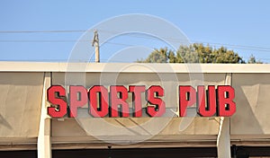 Sports Pub Sign