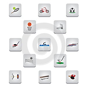 Sports sign icons.