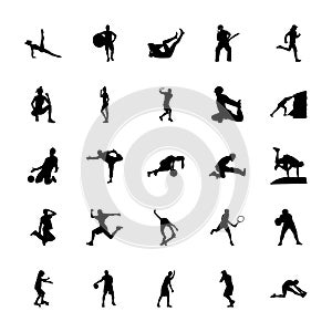 Sports Silhouettes Vectors Pack