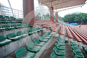 Sports stadium empty seats