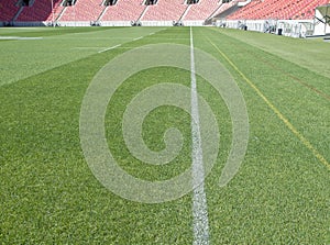 Sports stadium field markings