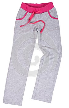 Sports Sweatpants isolated on a white