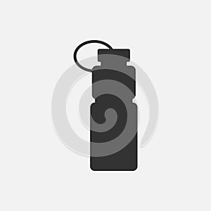 Sports Water Bottle Icon. Vector Illustration