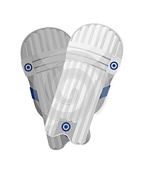 Sports white play and training kneepads. Knee pads, sports equipment.