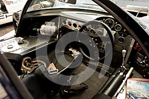 Sportscar cockpit at Vernasca Silver Flag 2022