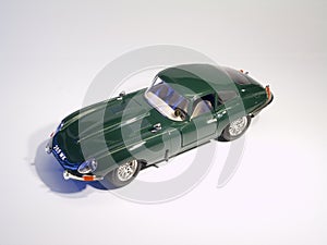 Sportscar Jaguar E-Type model