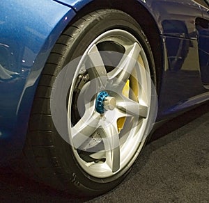 Sportscar wheel photo