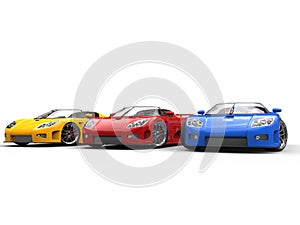 Sportscars - primary colors photo