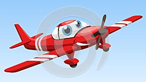 Sportsplane airplane cartoon photo