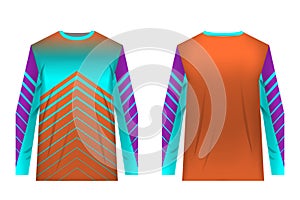 Sportswear jersey template
