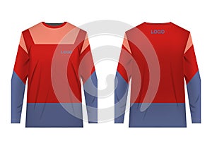 Sportswear jersey template