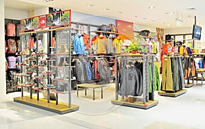 Sportswear store