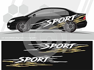 Sporty Car and vehicles decal Graphics Kit designs. ready to print and cut for vinyl stickers.