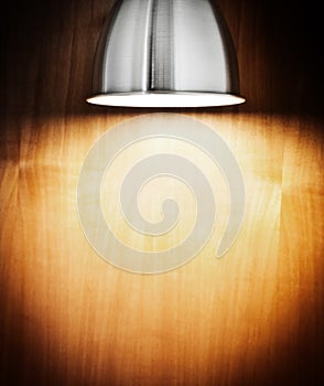 Spot light on wall