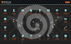 Spot the modern conceptual vector map