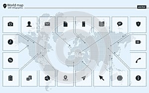 Spot the modern conceptual vector map