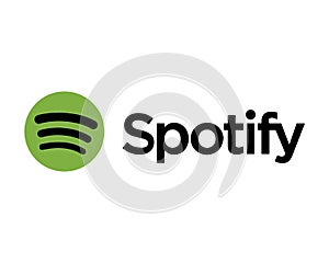 Spotify logo on white paper