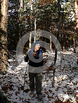 Spotlight Female Hiker