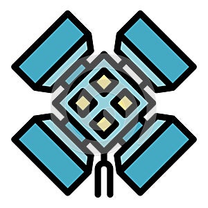 Spotlight icon vector flat