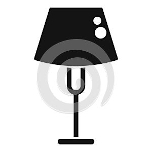 Spotlight torcher icon simple vector. Relax decor stand